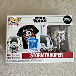 Funko Tee Starwars Stormtrooper with T Shirt (Unisex Men XL/Women XXL)